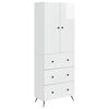 vidaXL Spintelė 2 vnt. 66 x 34,5 x 90 cm Apdirbta mediena