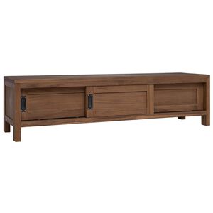 vidaXL Televizoriaus spintelė 110 x 30 x 30 cm Kieto teka medžio
