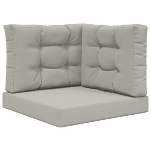vidaXL Lauko sofa pagalvėlė Poliesteris Pilka 60 x 60 cm
