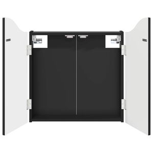 vidaXL Dartboard spinta Juoda 56 x 12 x 63 cm Apdirbta mediena