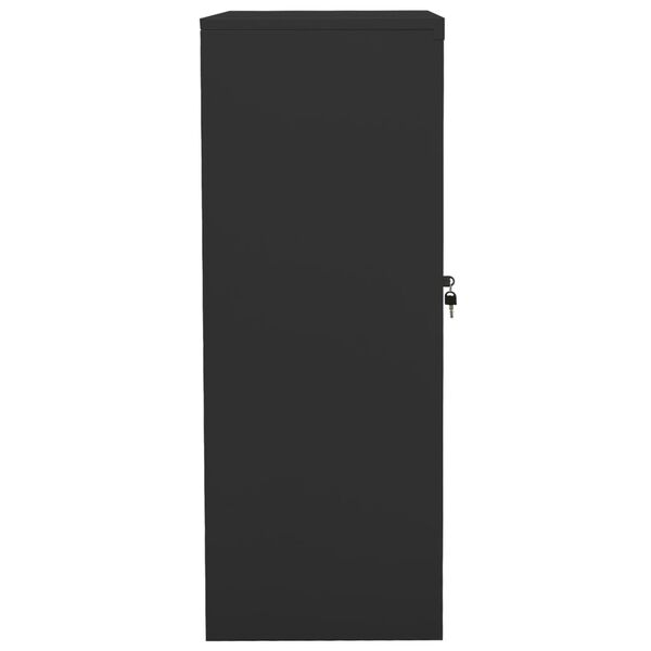 vidaXL Biuro spintelė, antracito spalvos, 90x40x105cm, plienas