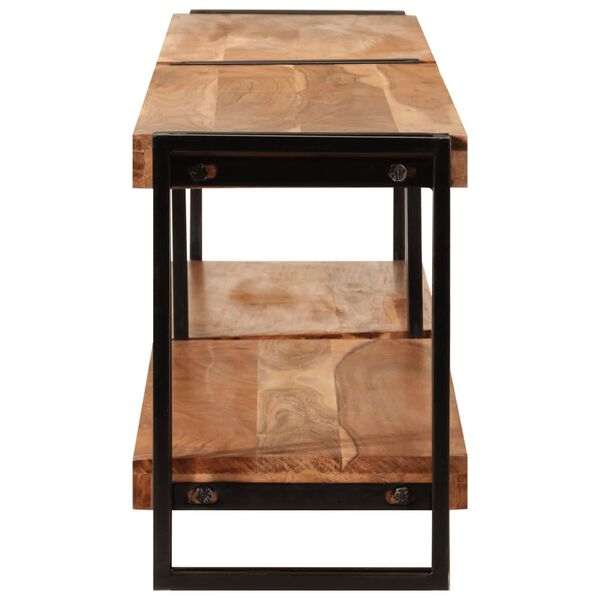 vidaXL Televizoriaus spintelė, 200x30x40cm, akacijos medienos masyvas