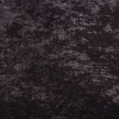 vidaXL Kilimas, antracito spalvos, 80x300cm, neslystantis, skalbiamas