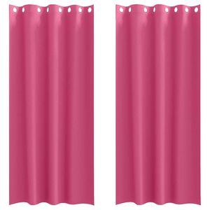 vidaXL Užuolaidos su žiedais, blokuojančios &scaron;viesą 2 pcs
