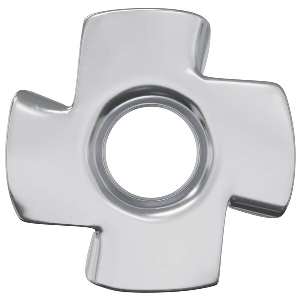 vidaXL Įpjovinė T-veržlė 2 pcs Sidabro M6 mm Plienas