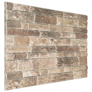 vidaXL Sienų plok&scaron;tės 10 vnt. 100 x 50 cm Įvairiaspalvis EPS putos