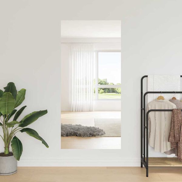 vidaXL Savaime prisitvirtinanti veidrodinė plėvelė 90 x 150 cm 2 pcs