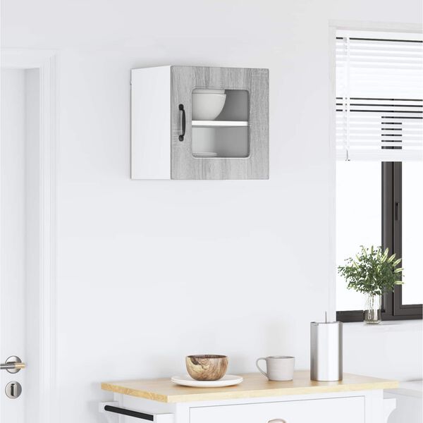 vidaXL Virtuvės spintelė Kalmar Pilkas Sonoma 40 x 31 x 40 cm