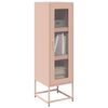 vidaXL Highboard Pink 36x39x123 cm &Scaron;altai valcuotas plienas