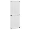 vidaXL Tvarto durys CORONA 80 x 210 cm Pu&scaron;ies medienos masyvas Balta