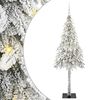 vidaXL Kalėdų eglutė su 300 LED s stovu Balta 180 cm PE ir Plienas