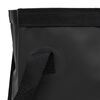 vidaXL Sulankstomi kibirai, 2vnt., juodos spalvos, 30l, PVC