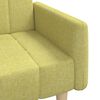 vidaXL Dvivietė sofa-lova, žalios spalvos, audinys
