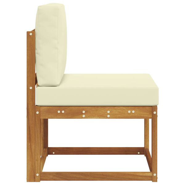 vidaXL Lauko Vidurinis Sofa Kietos akacijos mediena