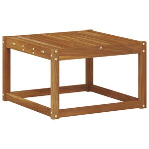 vidaXL Lauko stalas Kietos akacijos mediena Natūrali 59 x 59 x 37 cm