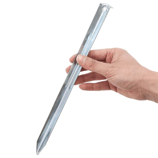 vidaXL Palapinės kai&scaron;čiai, 24vnt., 30cm, skersmuo 20mm, plienas