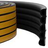 vidaXL Savipolimerinis langų sandariklis Juoda 14 x 12 mm 25 m
