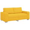 vidaXL Dvivietė sofa, &scaron;viesiai geltona, 180x77x82 cm, velvetas, audinys
