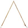 vidaXL Vestuvinis Arklys &Scaron;viesiai rudas 202 x 95 x 254 cm
