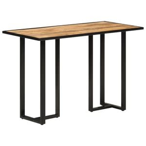 vidaXL Valgomojo stalas, 110x55x75,5cm, mango medienos masyvas