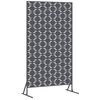 vidaXL Privatumo žaliuzės 100 x 50 x 180 cm Plienas Antracito