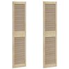 vidaXL Spintelės durys su durimis 2 vnt. Natūrali 170 x 2,1 x 39,5 cm