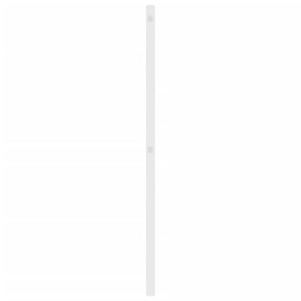 vidaXL Metalinis pakaitinis galvūgalis, baltos spalvos, 160cm