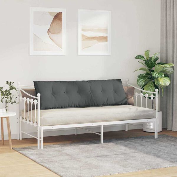 vidaXL Apsaugos Pagalvė Tamsiai pilka 160 x 19 x 50 cm audinys