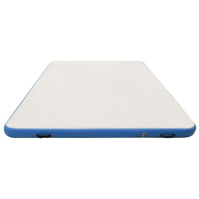 vidaXL Pripučiama platforma, mėlynos ir baltos spalvos, 300x300x15cm