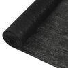 vidaXL Privatumo suteikiantis tinklelis, juodas, 2x25m, HDPE, 195g/m&sup2;