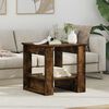 vidaXL Kavos staliukas Rūkyta ąžuolas 51 x 50 x 50 cm Apdirbta mediena