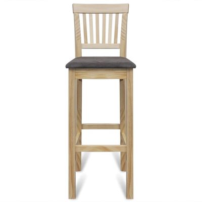 vidaXL Baro kėdės, 4 vnt., mediena (2x241257)