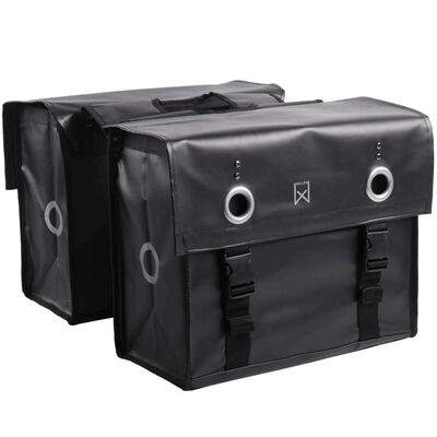 Willex Dviračio krepšiai, 52 l, tarpaulin, matinė juoda