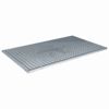 vidaXL Grotelės Sidabrinė 30 x 30 x 2 cm Kar&scaron;tojo cinkavimo plienas