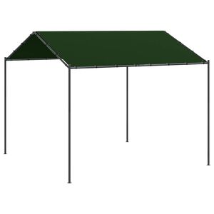 vidaXL Pavėsinė 4 x 4 x 2,6 m Taupe Poliesteris ir plienas