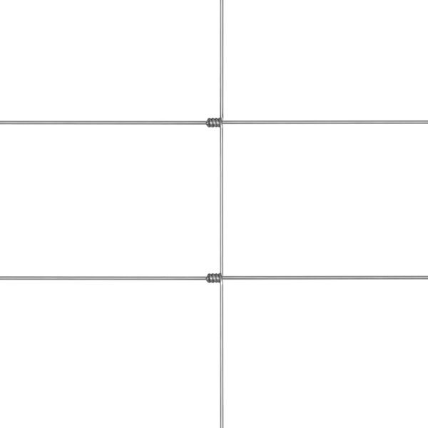 vidaXL Sodo tvora, sidabrinė, 150cm, galvanizuotas plienas, 50m