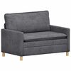 vidaXL Sofa Tamsiai pilka 126 x 81 x 87,5 cm Poliesteris