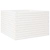 vidaXL Sodo lovelis, baltas, 70x70x46cm, pu&scaron;ies medienos masyvas