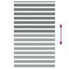 vidaXL zebrinės žaliuzės 140x230 cm audinio plotis 135,9cm poliesteris