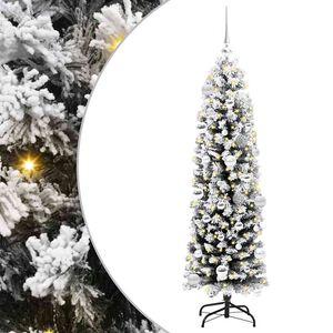 vidaXL Dirbtinė Kalėdų eglutė Žalia 150 cm PVC, plienas ir plastikas