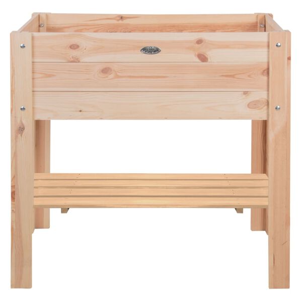 Esschert Design Auk&scaron;tas lovelis su L formos kojelėmis, natūralus, S