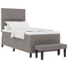vidaXL Kiemas lova su pagalve Tortora 90 x 190 cm audinys