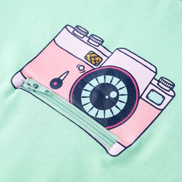 Vaikiški marškinėliai, ryškiai žalios spalvos, 92 dydžio