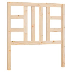 vidaXL Lovos galvūgalis, 106x4x100cm, pušies medienos masyvas