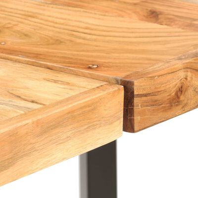 vidaXL Baro stalas, akacijos mediena, 180x70x107 cm