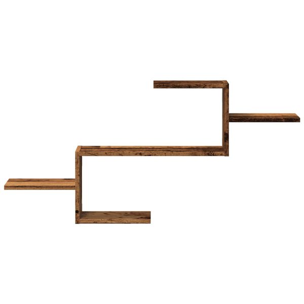 vidaXL Sieninė lentyna, sendintos medienos, 104x15x49cm, mediena