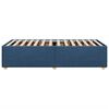 vidaXL Lovos rėmas be čiužinio, mėlynas, 90x190 cm, audinys