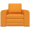 vidaXL Sofa lova Tamsiai geltona 98 x 71 x 83 cm audinys