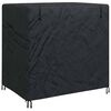 vidaXL Lauko sūpynių uždangalas Juoda 175 x 125 x 180 cm
