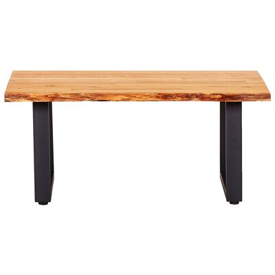 vidaXL Kavos staliukas, 100x60x45cm, ąžuolo medienos masyvas